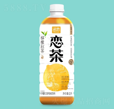 沃戀檸檬紅茶風味飲料1L
