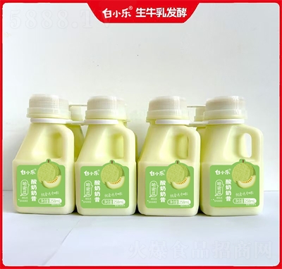 白小樂酸奶奶昔哈密瓜味258ml
