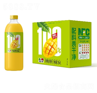 金保羅復(fù)合果汁芒果汁1L×6