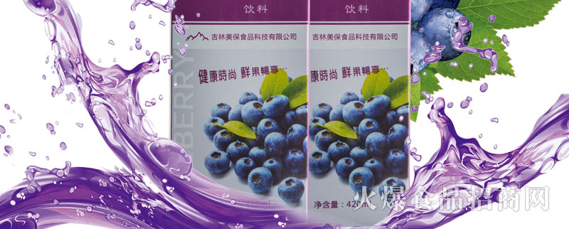 美保食品藍(lán)莓汁飲料